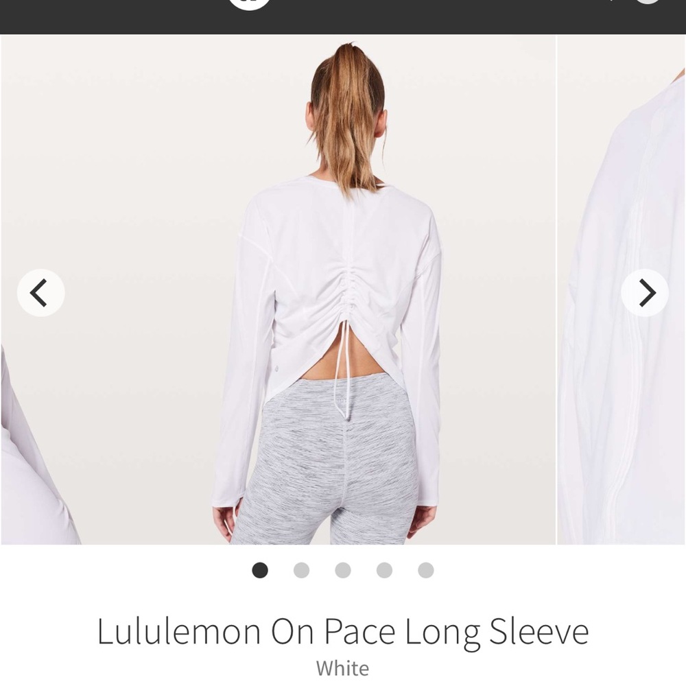 LULULEMON ON PACE LONG SLEEVE